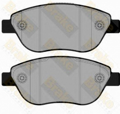 BRAKE ENGINEERING pa1851 -  Комплект тормозных колодок, дисковый тормоз